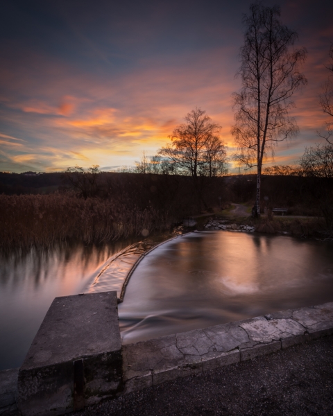 Greifensee, Abendstimmung, Abendrot, Jürg Hut